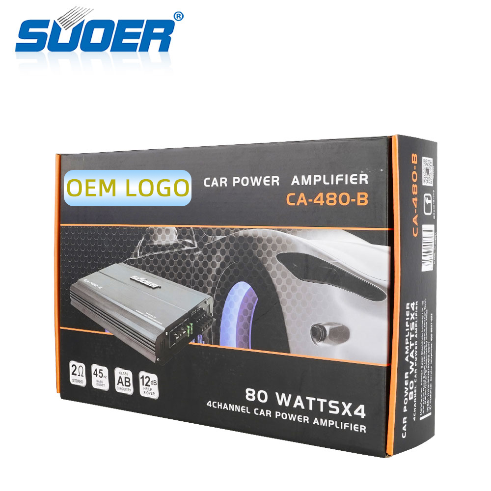 Car Amplifier 4 Channel - CA-480-B